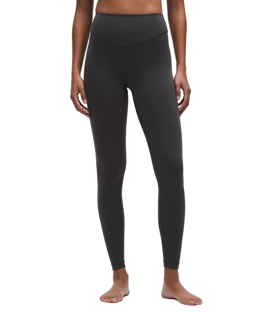 Lululemon Wunder Under Smoothcover High Rise Tight 28" Graphite Grey
