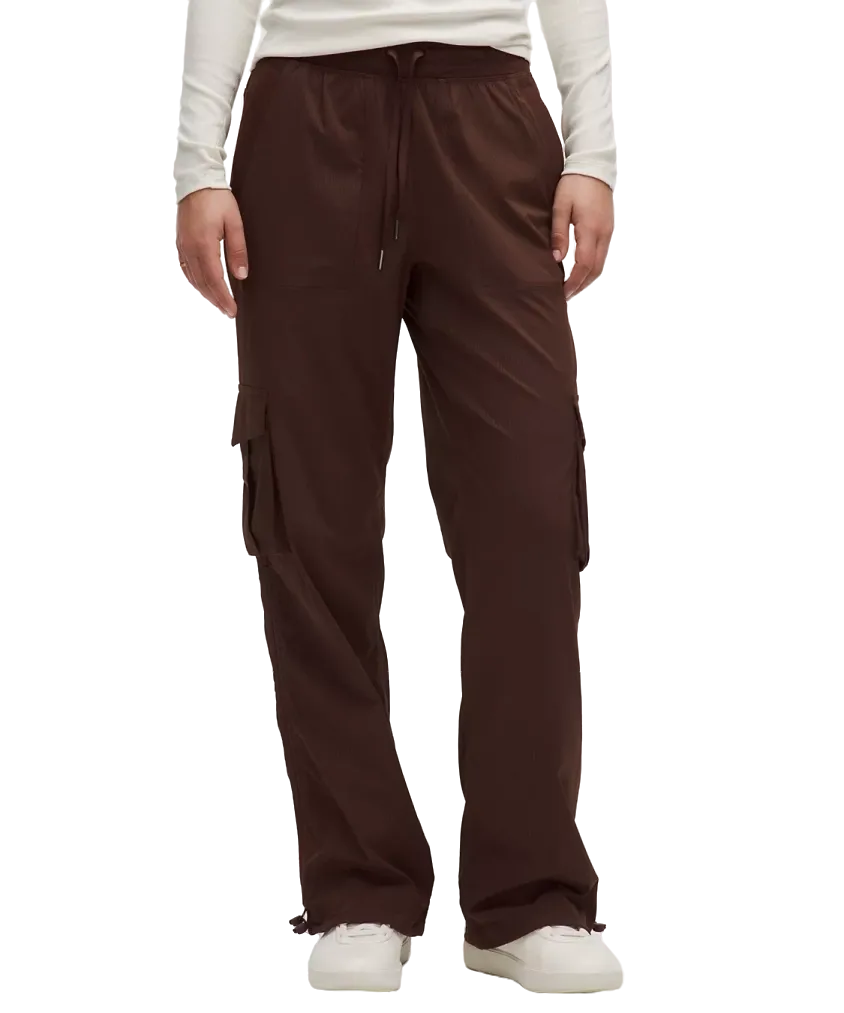 Lululemon Dance Studio Relaxed Fit Mid Rise Cargo Pant Lava Cake