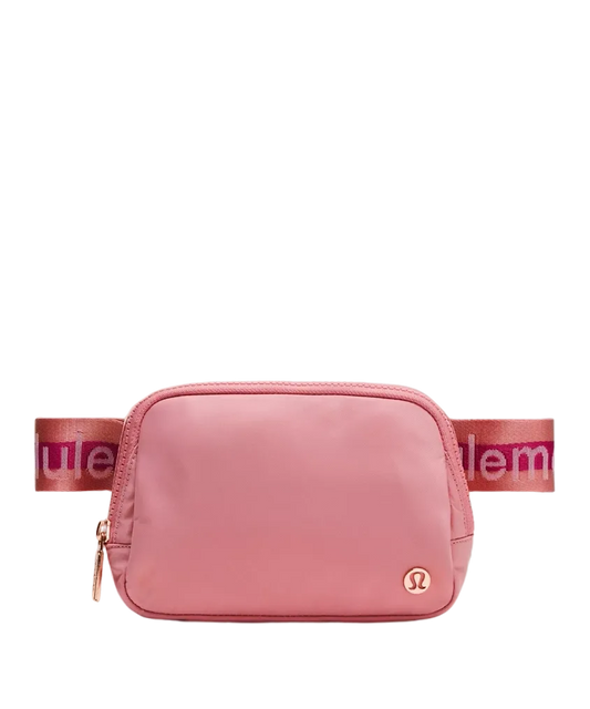 Lululemon Everywhere Belt Bag 1l Wordmark Deco Pink/magenta Smoke/pink Haze