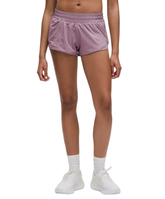 Lululemon Hotty Hot Low Rise Lined Short 2.5" Lavender Lux