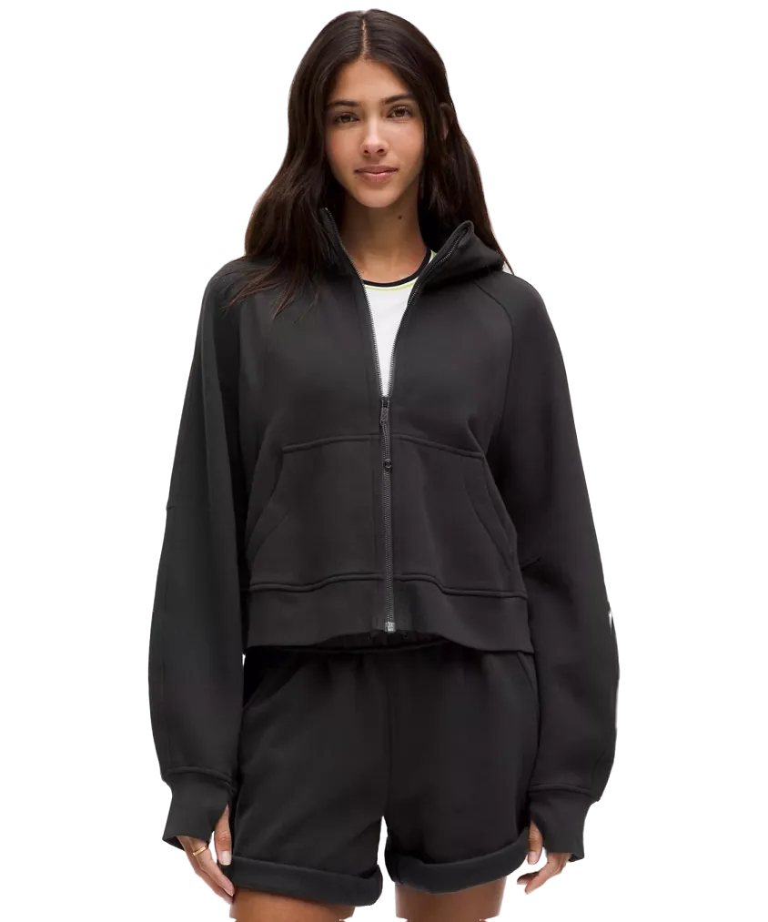 Lululemon Scuba Oversized Full Zip Hoodie Black