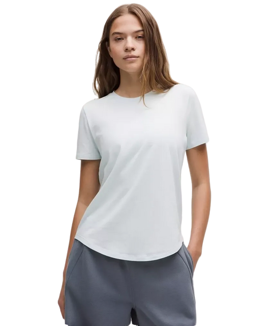 Lululemon Love Curved Hem Crewneck T Shirt Mint Breeze
