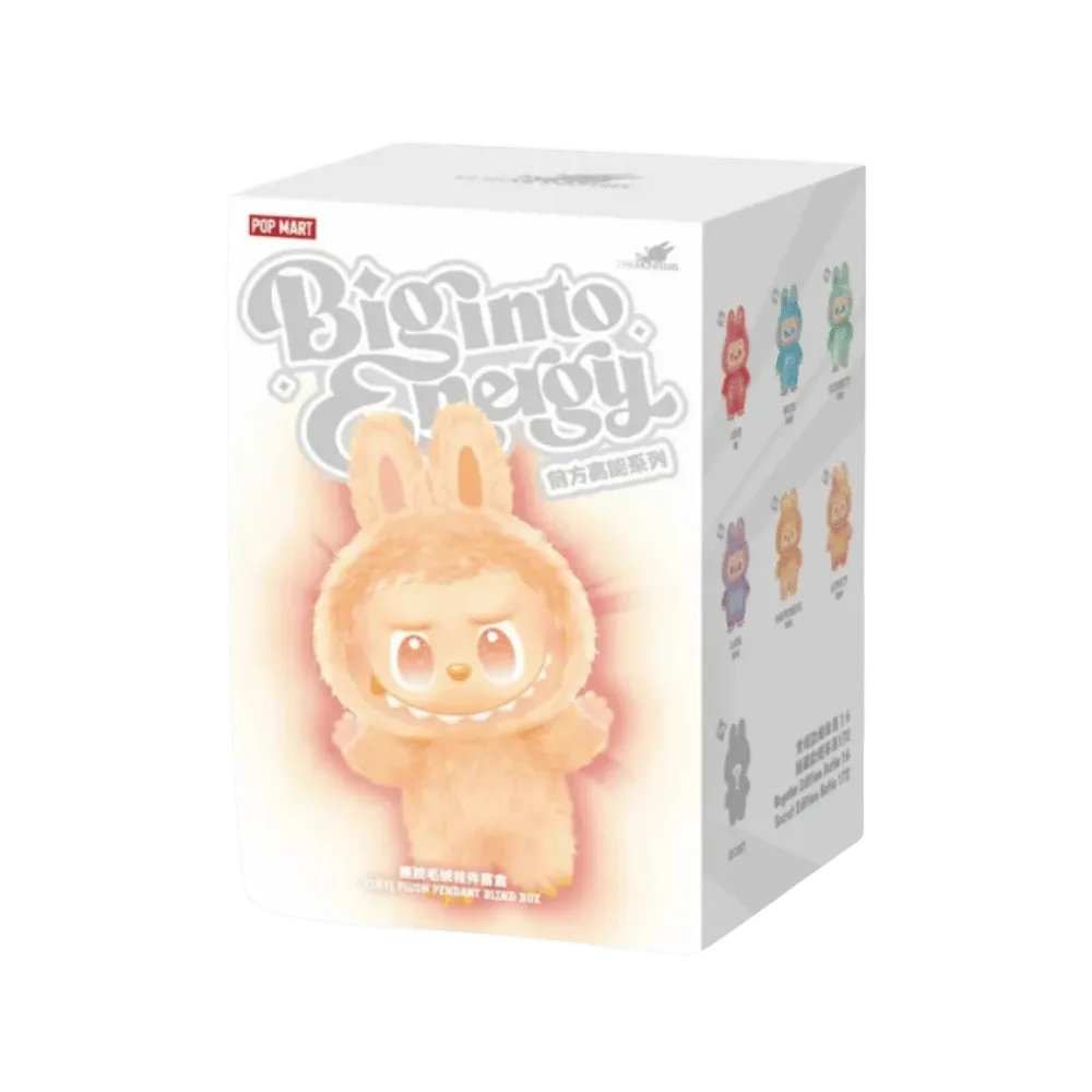 Pop Mart Labubu The Monsters Big Into Energy Series Vinyl Plush Pendant Single Blind Box Pack Of 1