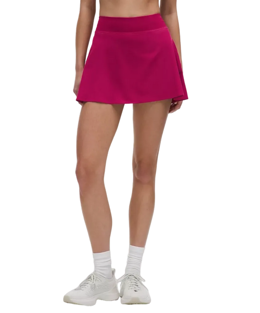Lululemon Lightweight High Rise Tennis Skirt Magenta Smoke