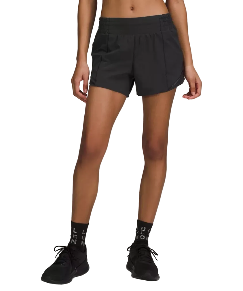 Lululemon Hotty Hot High Rise Lined Short 4" Black