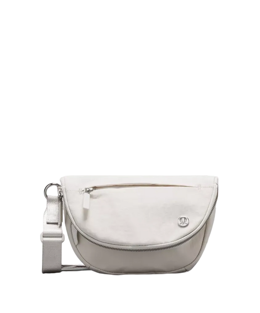 Lululemon All Night Festival Bag Micro 2l White Opal/silver