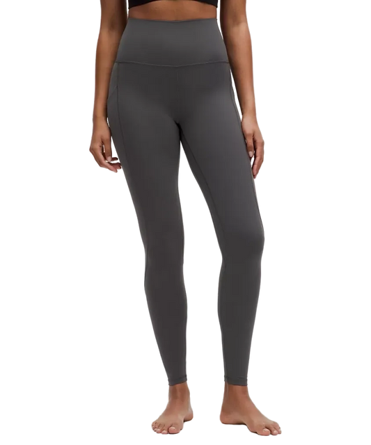 Lululemon Align High Rise Pant With Pockets 28" Graphite Grey