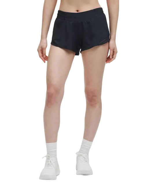 Lululemon Hotty Hot Low Rise Lined Short 2.5" True Navy