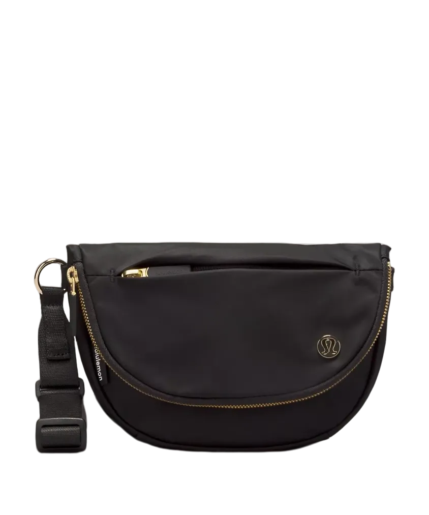 Lululemon All Night Festival Bag Micro 2l Black/gold