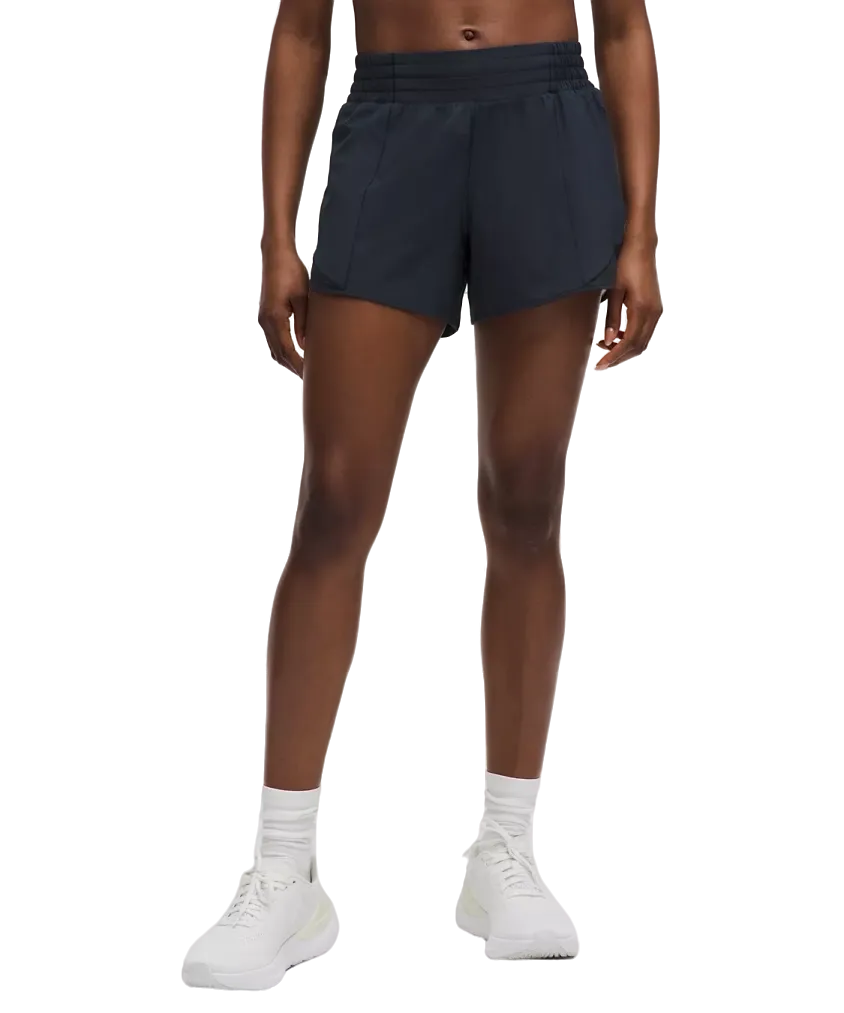 Lululemon Hotty Hot High Rise Lined Short 4" True Navy