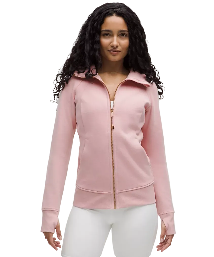 Lululemon Scuba Full Zip Hoodie Pink Haze/rose Gold