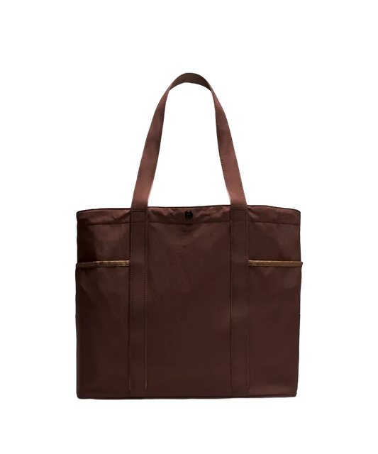 Lululemon Daily Multi Pocket Tote Bag 20l Lava Cake/mocha