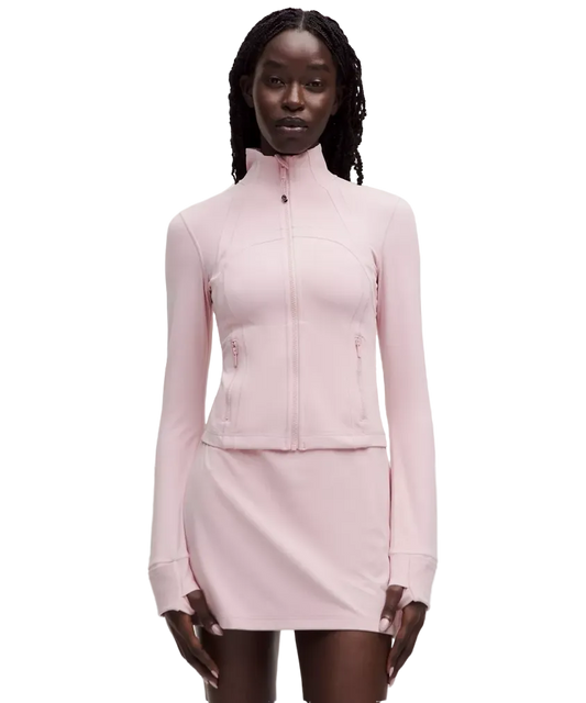 Lululemon Define Cropped Jacket Nulu Pink Haze