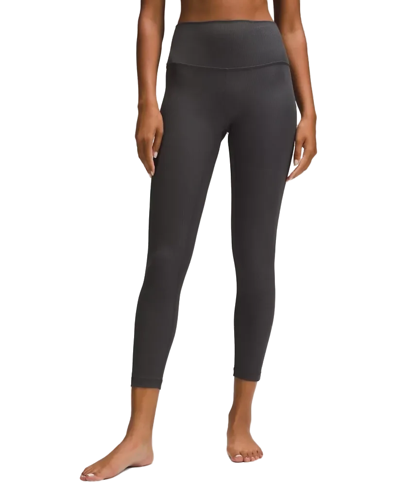 Lululemon Align™ High Rise Ribbed Pant 25" Graphite Grey