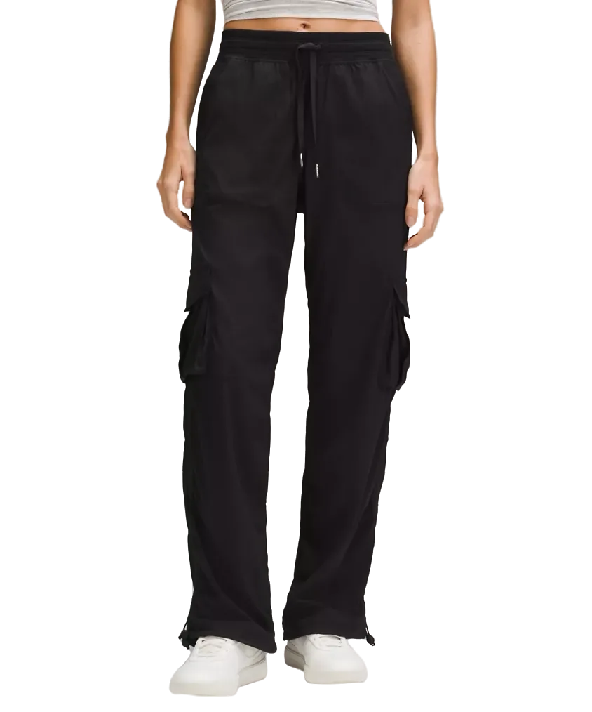 Lululemon Dance Studio Relaxed Fit Mid Rise Cargo Pant Black