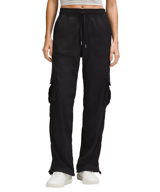 Lululemon Dance Studio Relaxed Fit Mid Rise Cargo Pant Black
