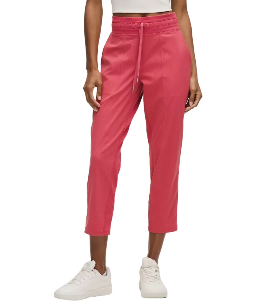 Lululemon Dance Studio Mid Rise Cropped Pant Desert Red