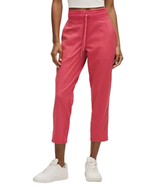 Lululemon Dance Studio Mid Rise Cropped Pant Desert Red