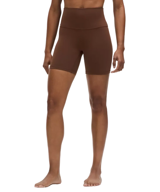 Lululemon Align High Rise Short 6" Lava Cake