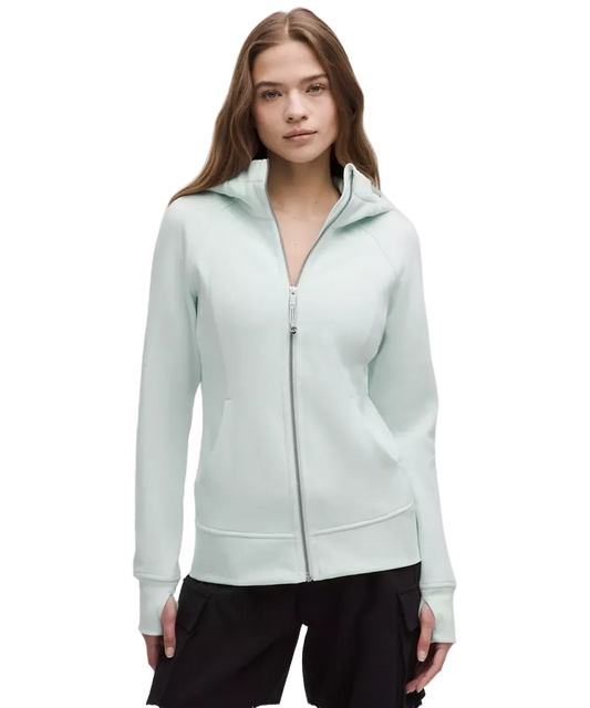 Lululemon Scuba Full Zip Hoodie Mint Breeze