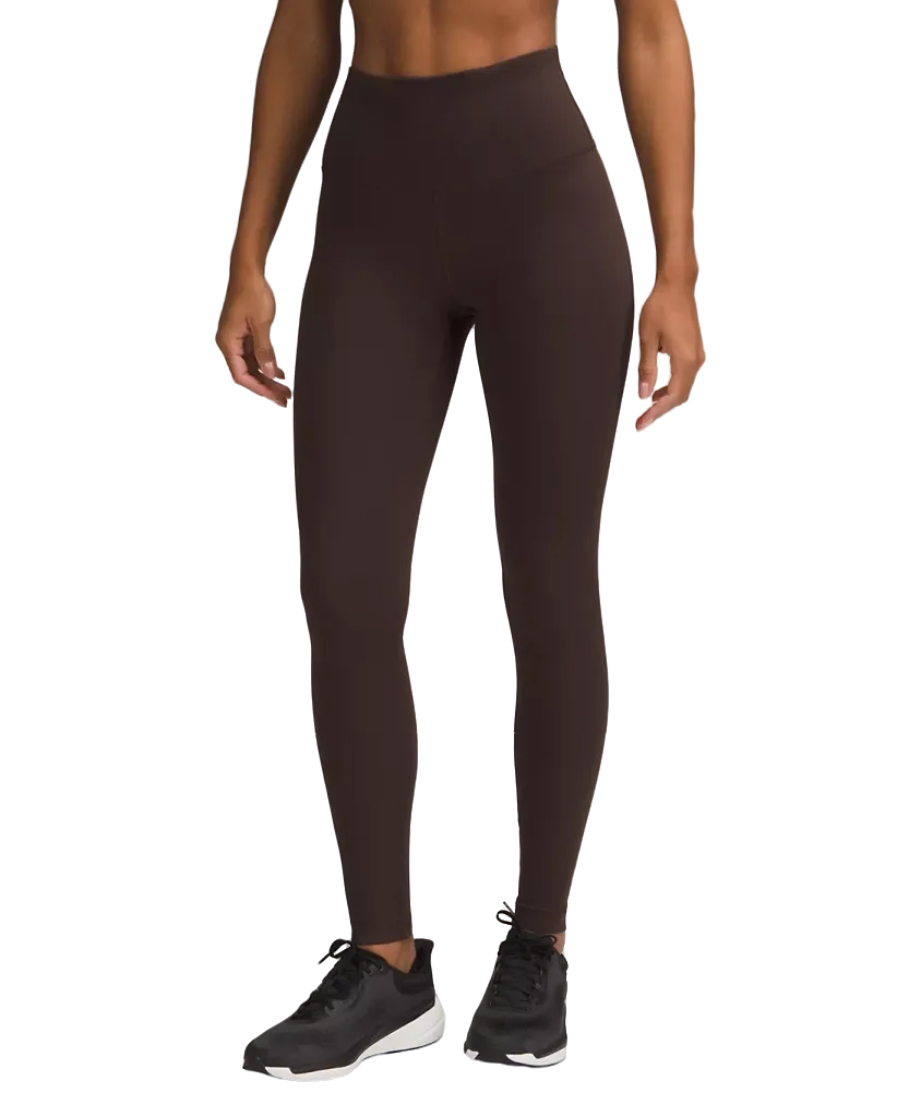 Lululemon Wunder Train High Rise Tight 28" Espresso