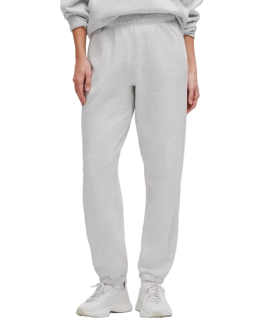 Lululemon Scuba Mid Rise Oversized Jogger Regular Heathered Core Ultra Light Grey