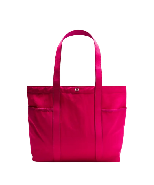 Lululemon Daily Multi Pocket Tote Bag 20l Passionate/ripened Raspberry