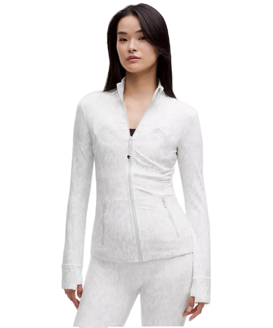 Lululemon Define Jacket Nulu Contour Spot White Multi