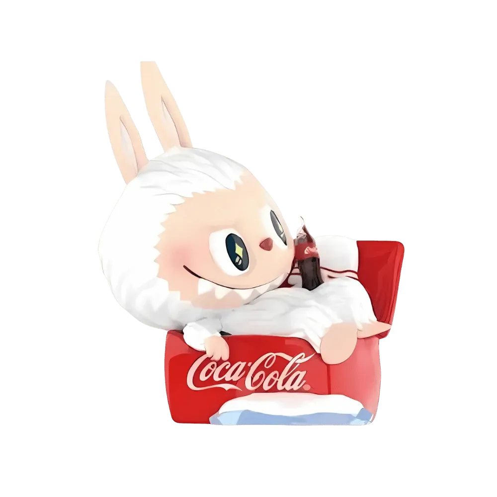 Pop Mart Labubu The Monsters Coca Cola Series Special Sofa Figure