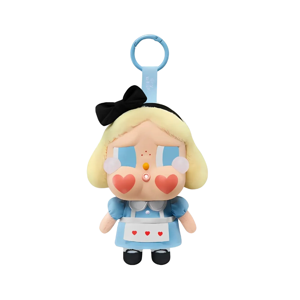 Pop Mart Crybaby Crying Again Series She's Alice Vinyl Face Plush