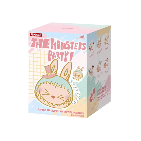 Pop Mart Labubu The Monster Party Series Reversible Plush Doll Blind Box