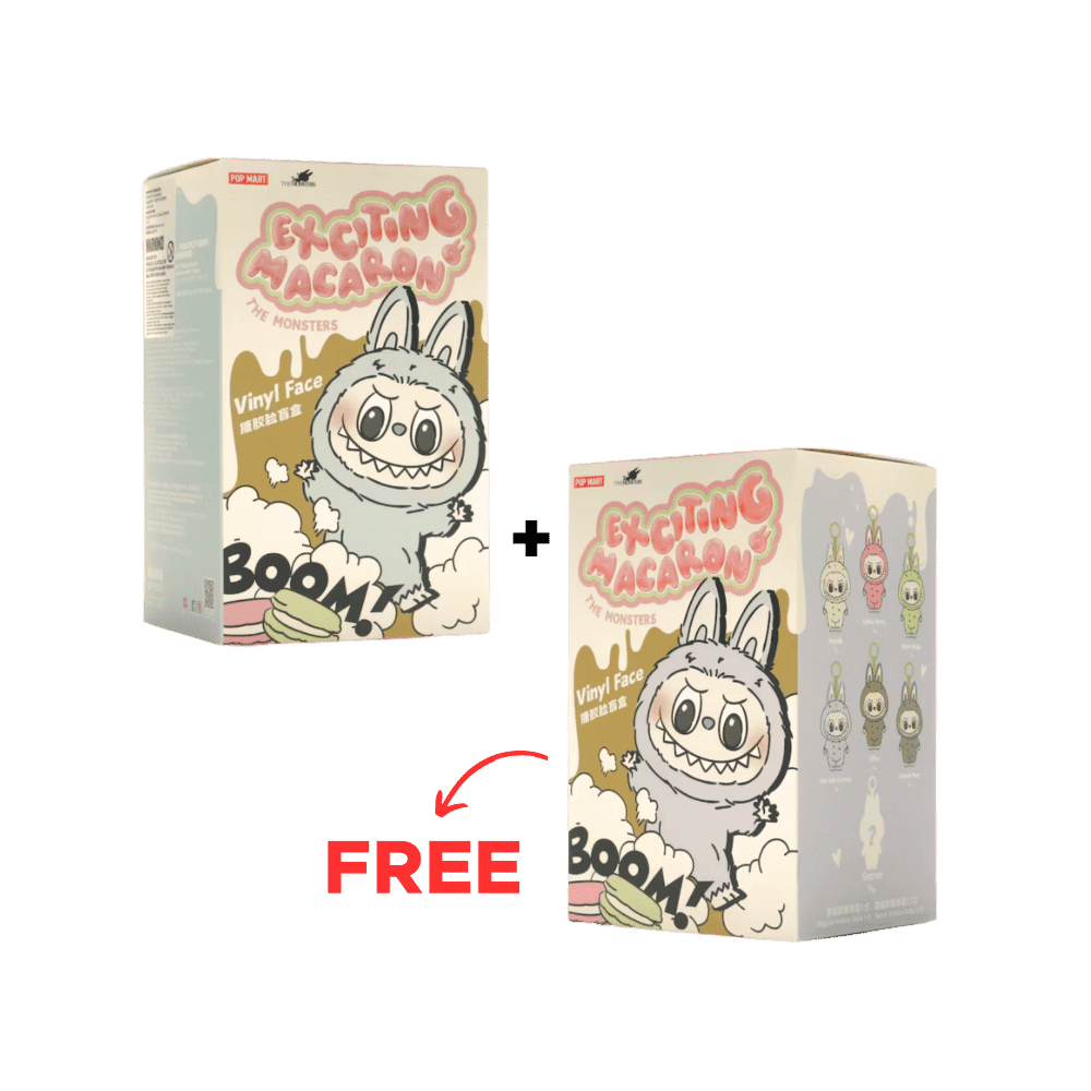 Pop Mart Labubu The Monsters Tasty Macarons Vinyl Face Sealed Case Pack Of 1