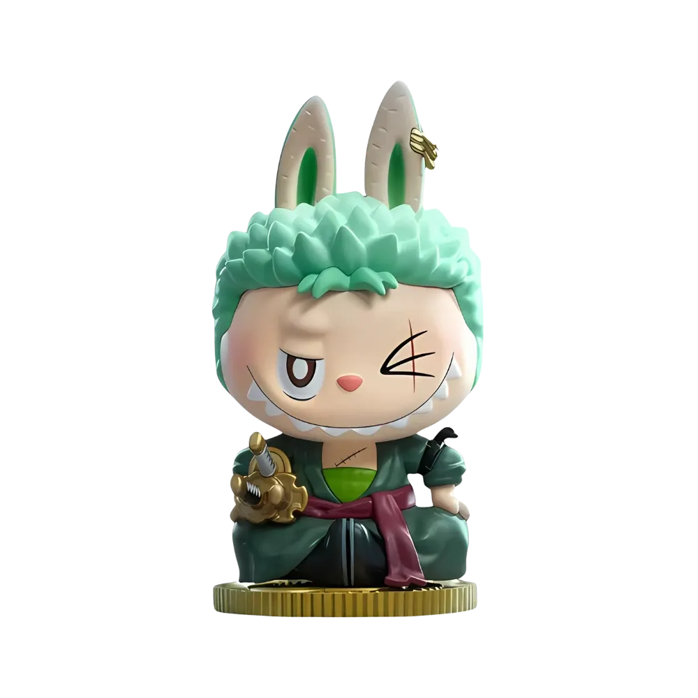Pop Mart Labubu The Monsters X One Piece Series Roronoa Zoro Figure