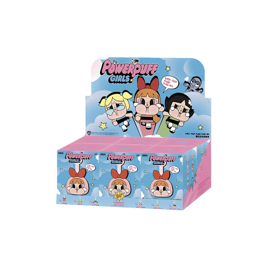 Pop Mart Crybaby X Powerpuff Girls Series Vinyl Face Plush Sealed Case (6 Blind Boxes)