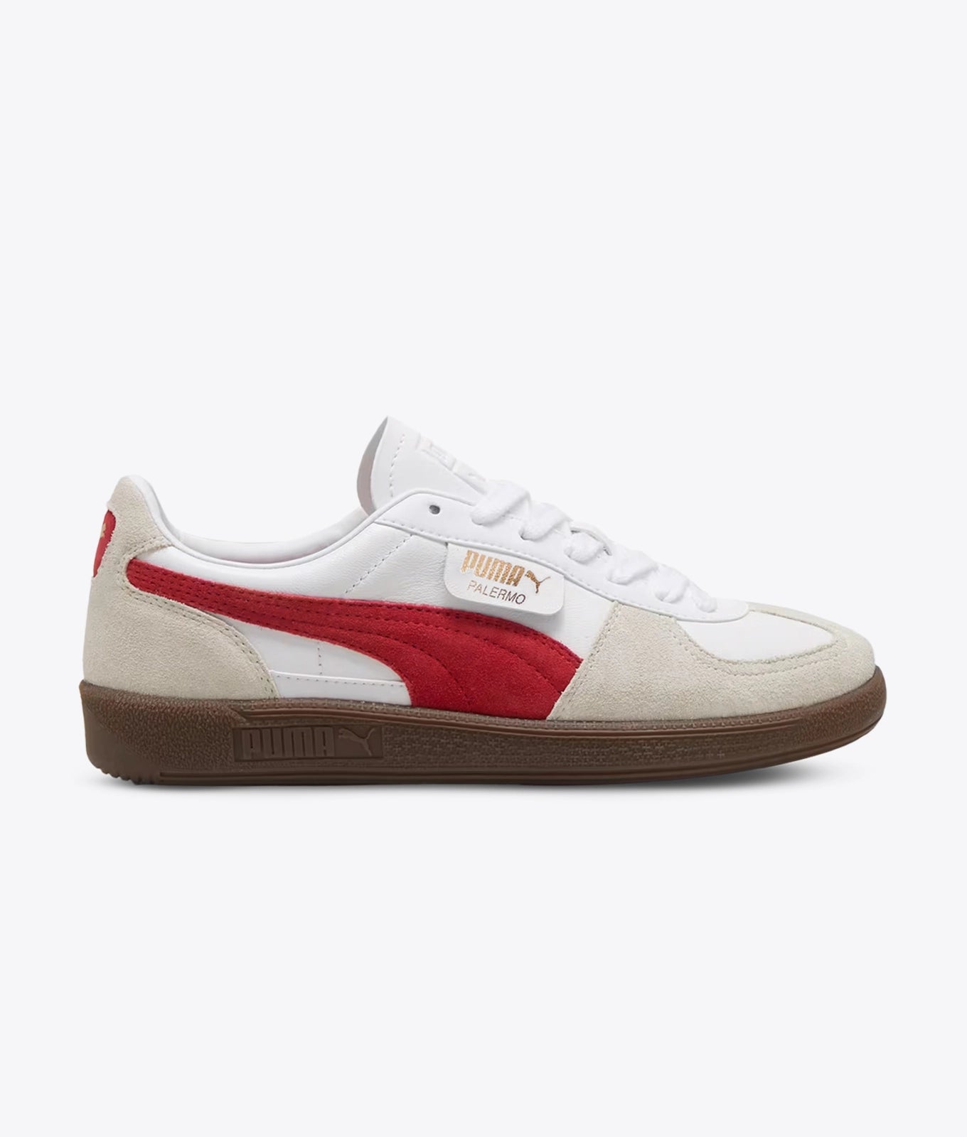 Palermo Leather White/vapor Gray Club Red