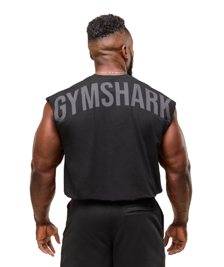 Gymshark Power Cut Off Tank Black