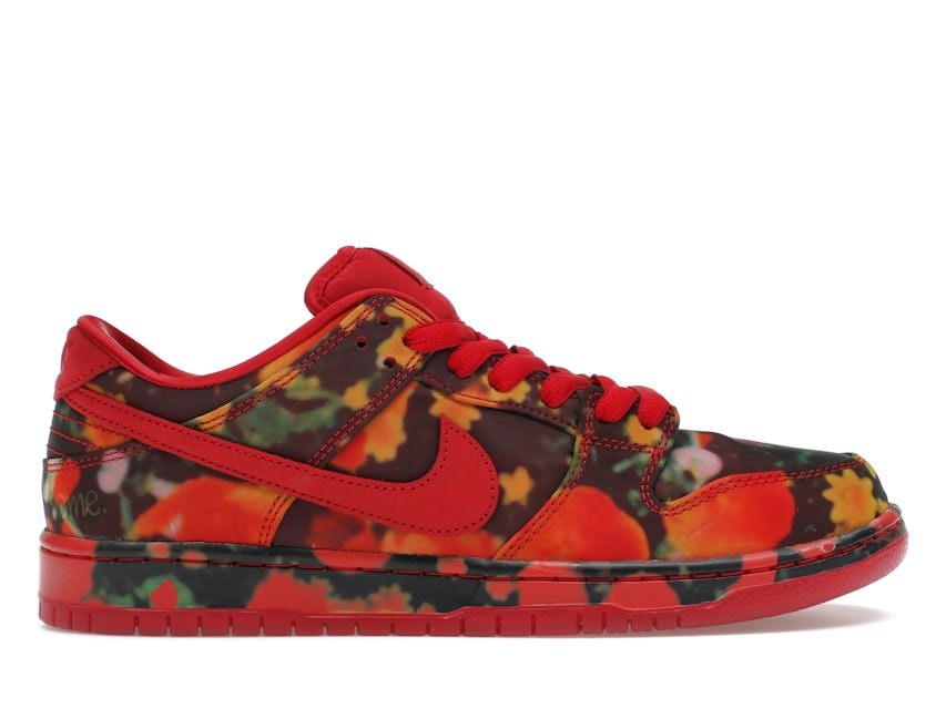 Nike Sb Dunk Low The Wizard Of Oz Poppy Field
