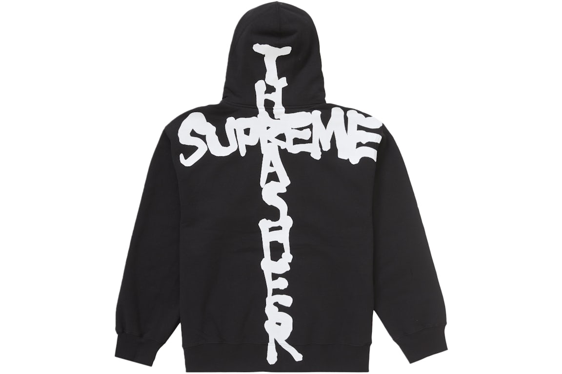 Supreme Thrasher Zip Up Hooded Sweatshirt Black