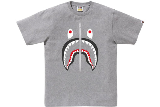 Bape A Bathing Ape Shark Tee Gray