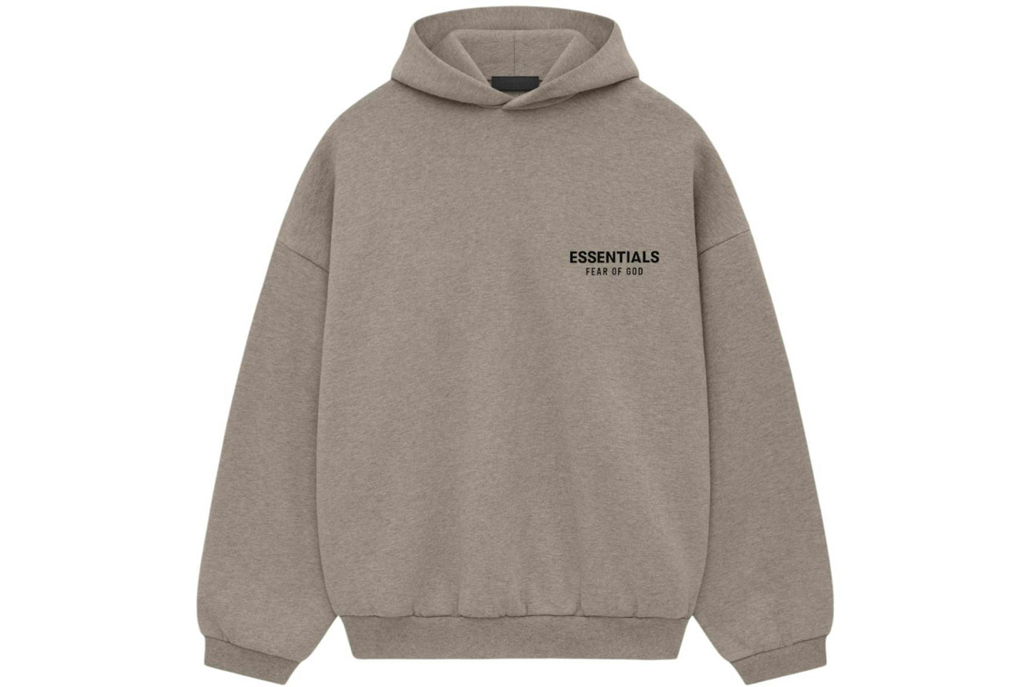 Fear Of God Essentials Fleece Hoodie (fw24) Heather Gray