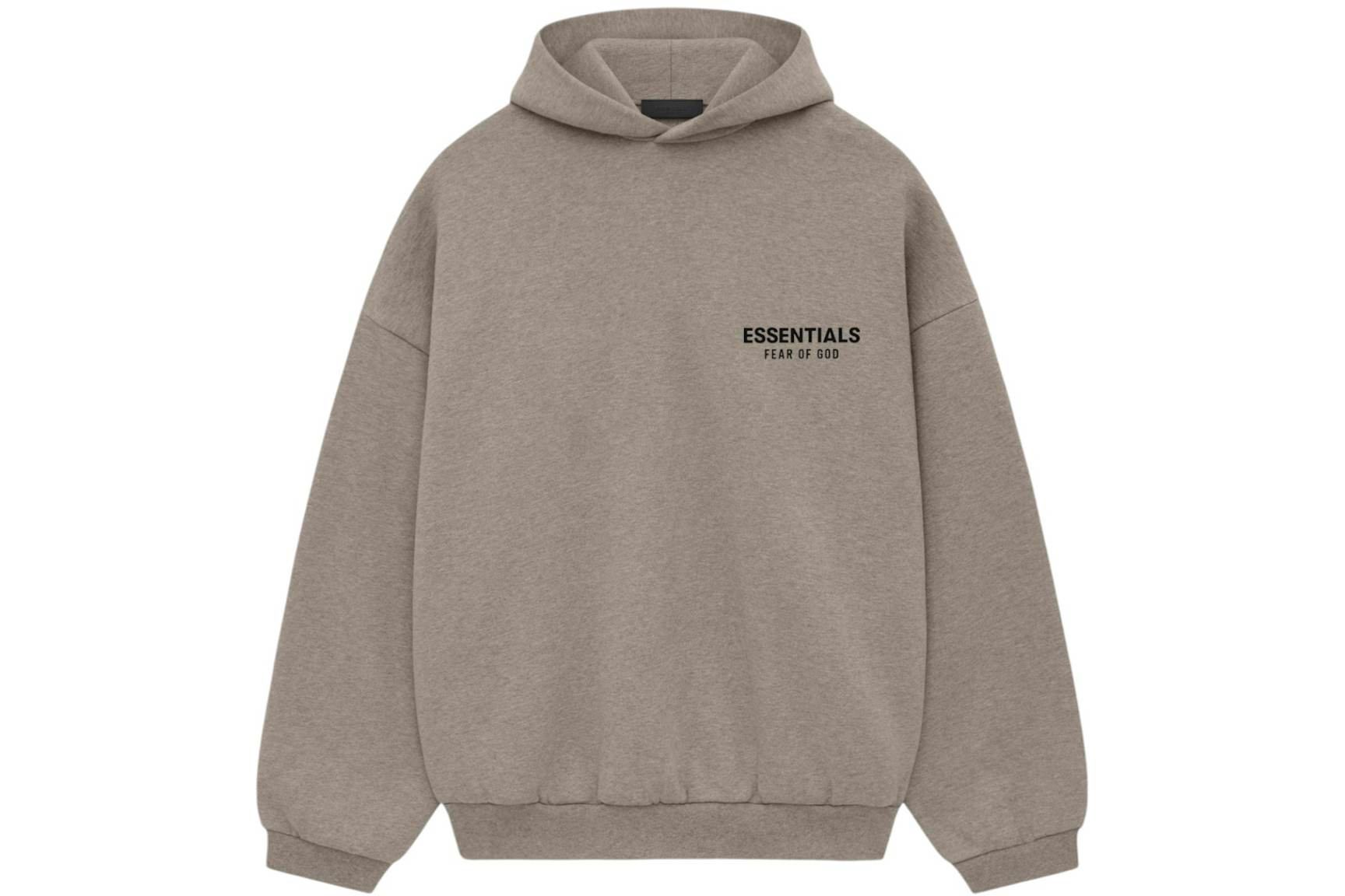 Fear Of God Essentials Fleece Hoodie (fw24) Heather Gray