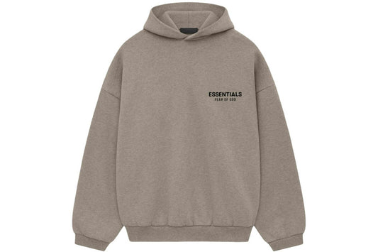 Fear Of God Essentials Fleece Hoodie (fw24) Heather Gray
