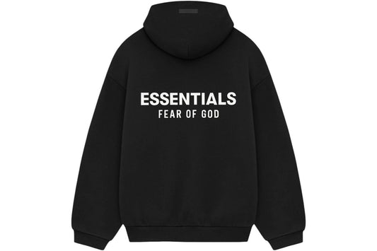 Fear Of God Essentials Fleece Hoodie (fw24) Black
