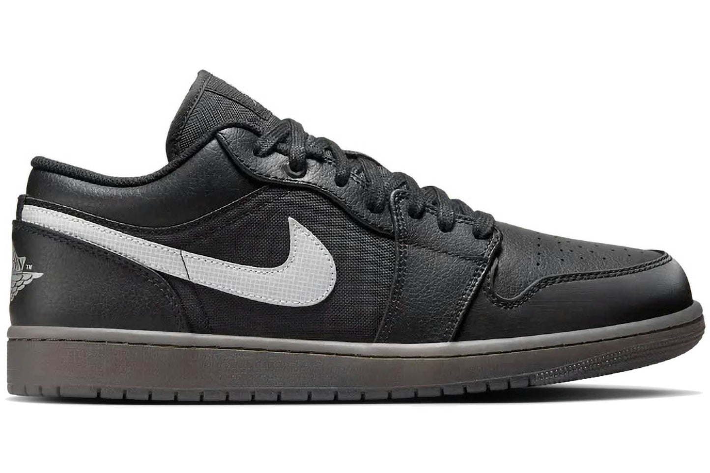 Jordan 1 Low Black White Dark Smoke Grey