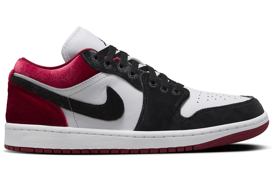 Jordan 1 Low Se Velvet Black Toe (women's)