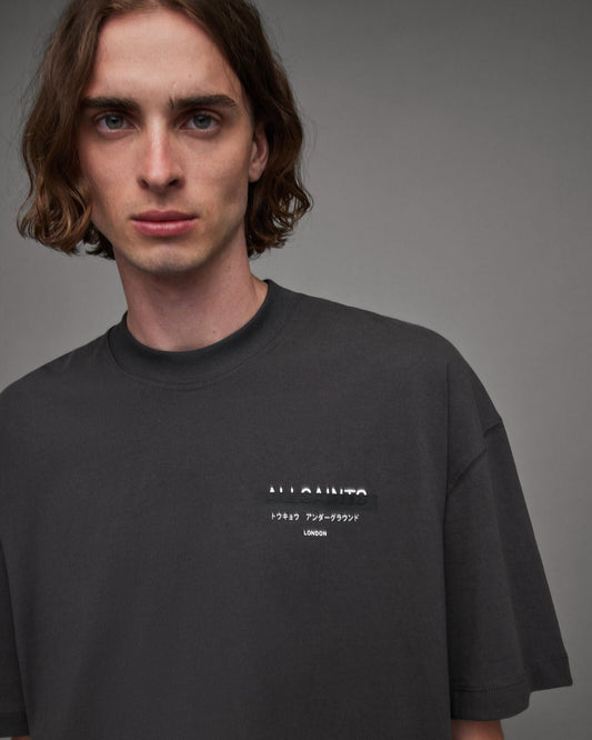 Redact Oversized Embroidered Logo T Shirt