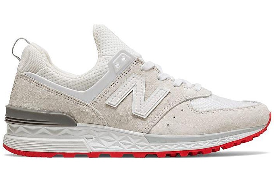 New Balance 574 Sport White Red