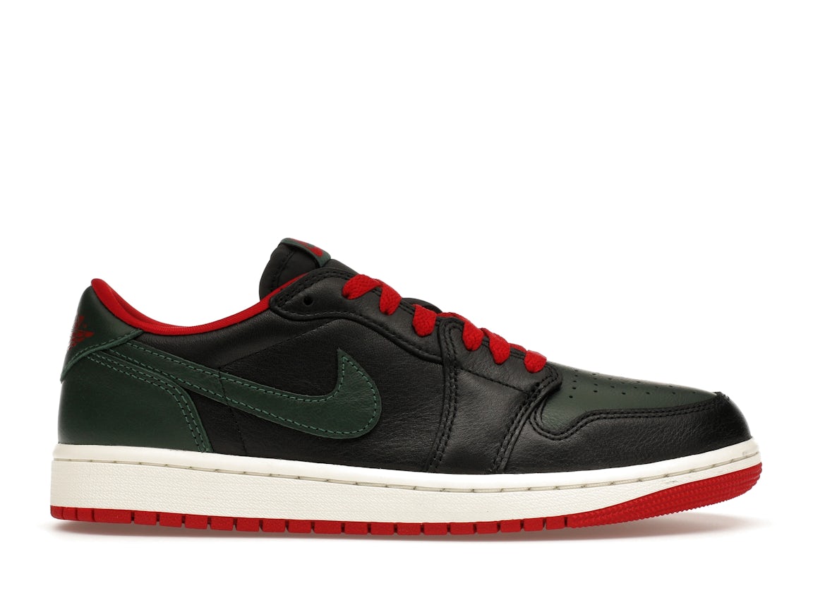 Jordan 1 Retro Low Og Gorge Green Varsity Red (women's)