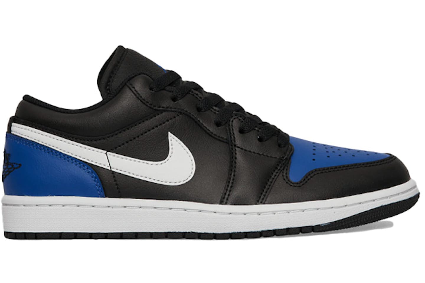 Jordan 1 Low Black Royal Toe