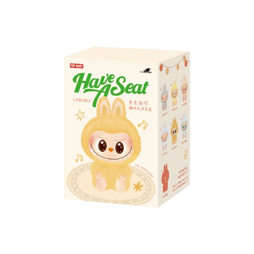 Pop Mart Labubu The Monsters Have A Seat Vinyl Plush Sealed Case (pack Of 1)